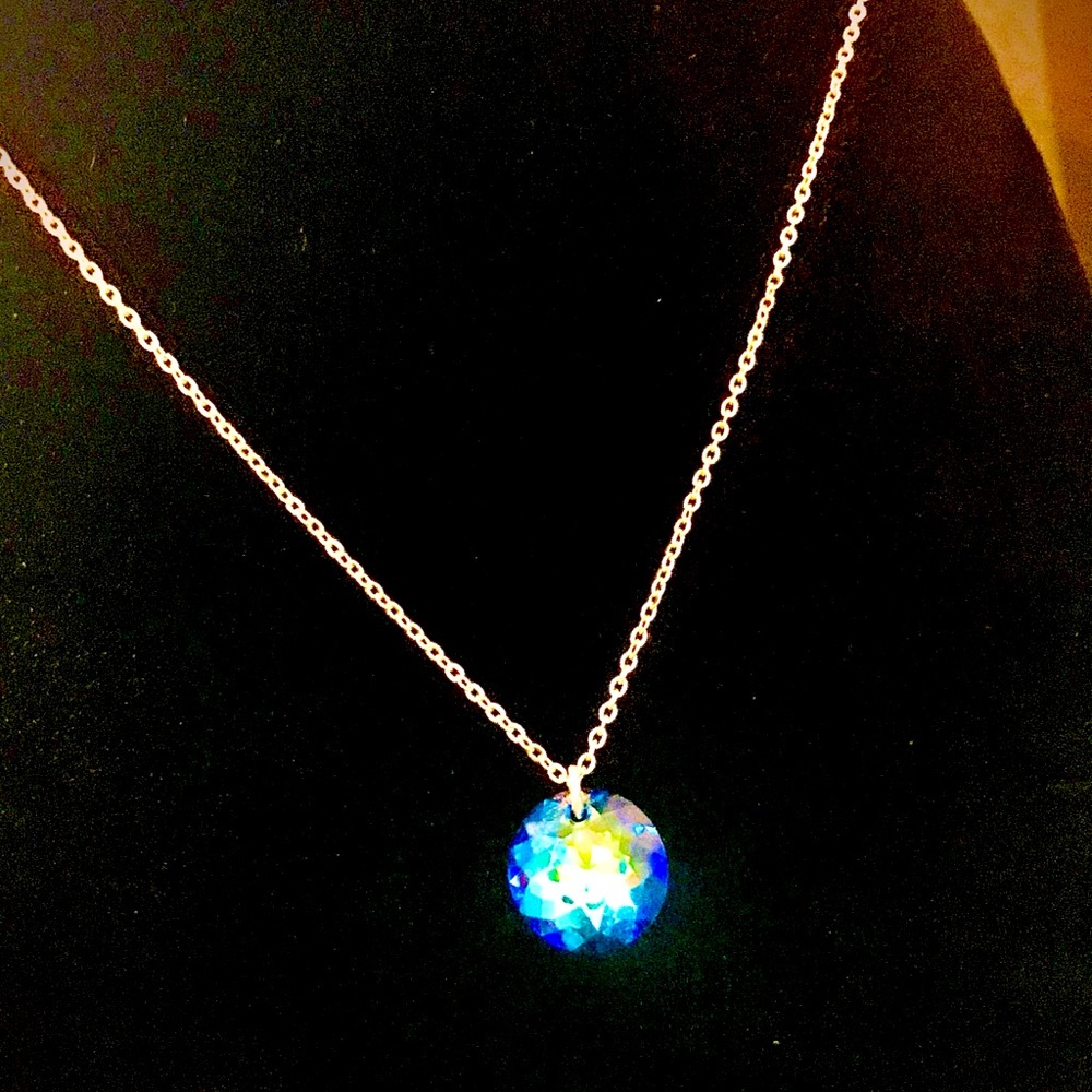 Swarovski Blue Crystal Necklace